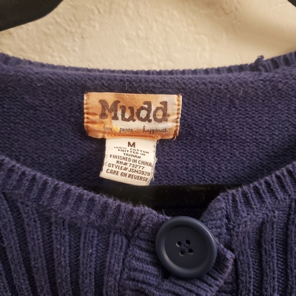 Mudd button crop sweater - Picture 3 of 4